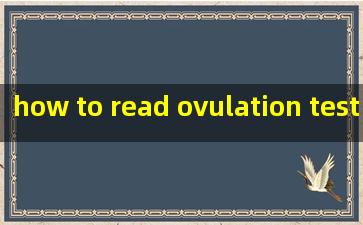  how to read ovulation test strips